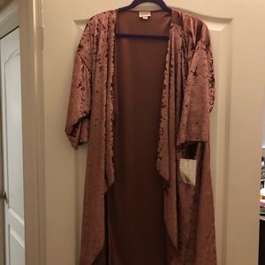 LuLaRoe velvet Shirley kimono